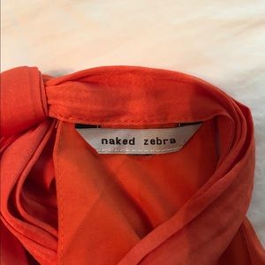 Naked Zebra Dresses - Orange cocktail dress Naked Zebra Dresses - Orange cocktail dress